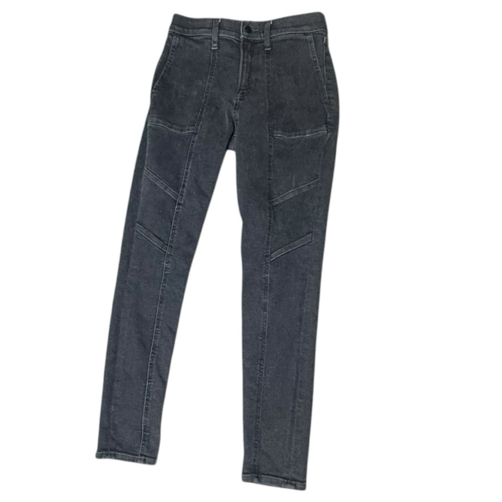 Express Skinny Highrise Faded Black Denim Jeans Size 4R
